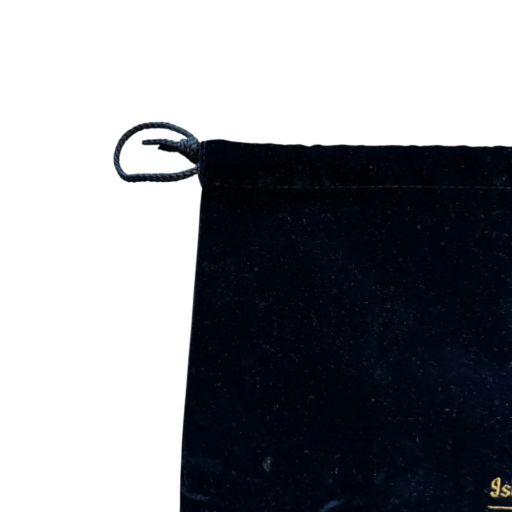 Island Shangri-La Shoe Shine Bag Velvet Drawstring Travel Storage Case Hong Kong